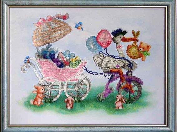 Рисунок на ткани Дочку заказывали? СД-08, Солес, для вышивки бисером