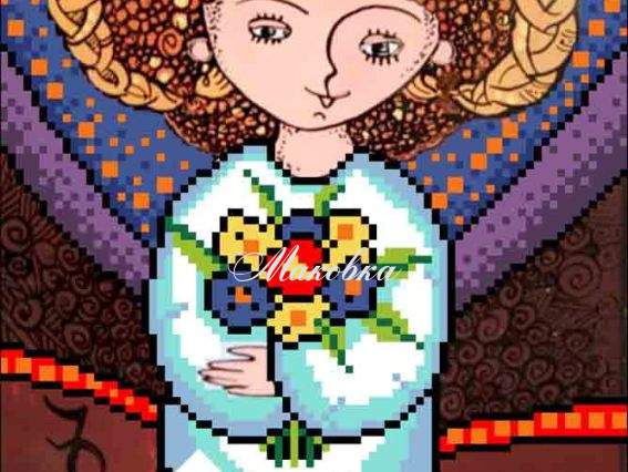 Рисунок на ткани Козерог, УГ-10, Солес Рисунок на ткани Козерог, УГ-10, Солес