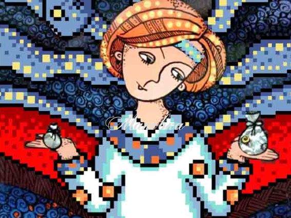 Рисунок на ткани Весы, УГ-07, Солес