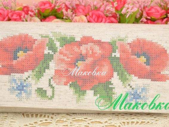 Клатч Маки и васильки КЛ003дМ бежевый (домотканная ткань), под вышивку, ТМ Барвиста Вишиванка Клатч Маки и васильки КЛ003дМ бежевый (домотканная ткань), под вышивку, ТМ Барвиста Вишиванка