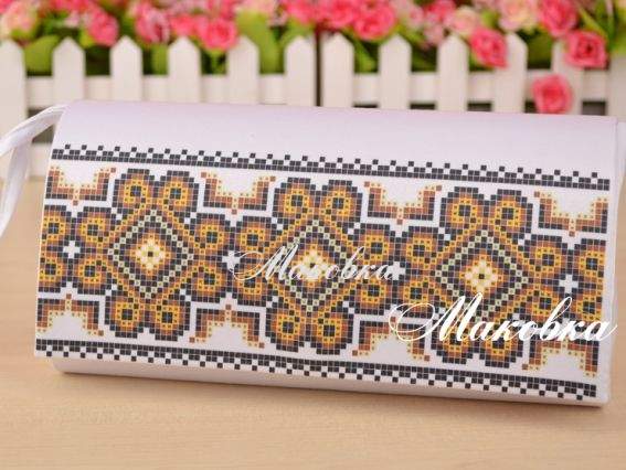 Клатч Орнамент коричневый, КЛ-038, под вышивку, ТМ Барвиста Вишиванка Клатч Орнамент коричневый, КЛ-038, под вышивку, ТМ Барвиста Вишиванка