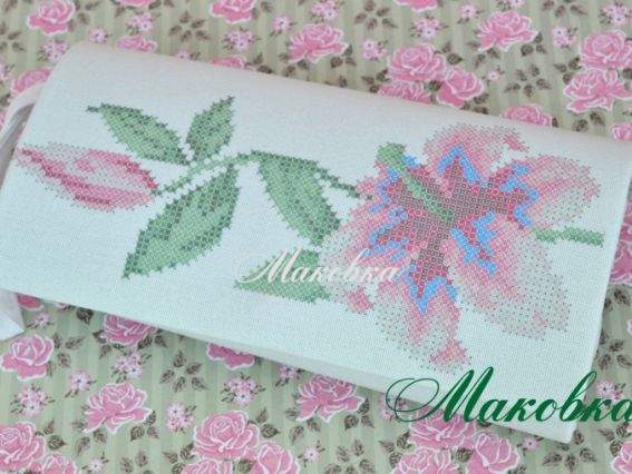 Клатч Лилии, КЛд-002 (домотканная ткань), под вышивку, ТМ Барвиста Вишиванка Клатч Лилии, КЛд-002 (домотканная ткань), под вышивку, ТМ Барвиста Вишиванка