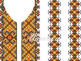 Заготовка Мужская сорочка СЧд-003, ТМ Барвиста Вишиванка на домотканном полотне Заготовка Мужская сорочка СЧд-003, ТМ Барвиста Вишиванка на домотканном полотне