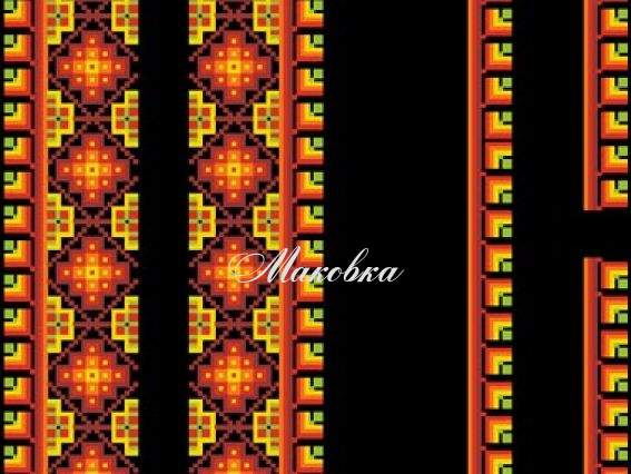 Заготовка Мужская сорочка чёрная СЧдЧ-011, ТМ Барвиста Вишиванка, домотканная Заготовка Мужская сорочка чёрная СЧдЧ-011, ТМ Барвиста Вишиванка, домотканная