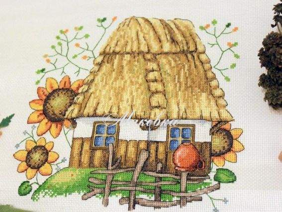 Набор для вышивания Кожній молодиці хату, скриню й кицю ч.2, К-10, ТМ Мережка Набор для вышивания Кожній молодиці хату, скриню й кицю ч.2, К-10, ТМ Мережка