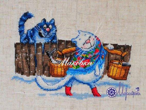 Набор для вышивания My Darling! (Моя рибонько!) К-30, Мережка