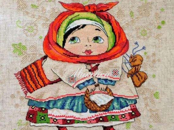 Набор для вышивания На базар, К-24, Мережка