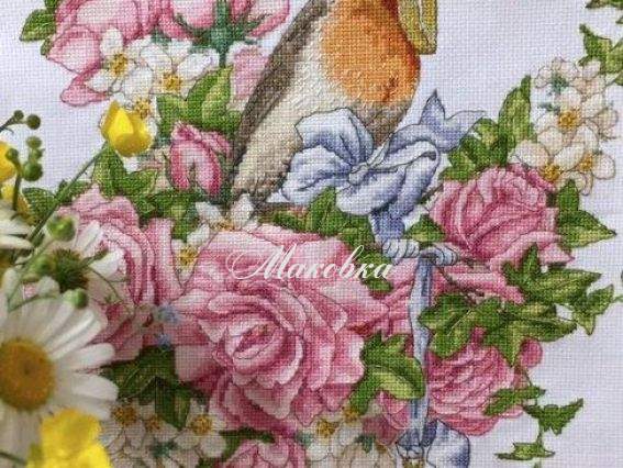 Набор для вышивания Обручальное кольцо для неё, К-27, Мережка