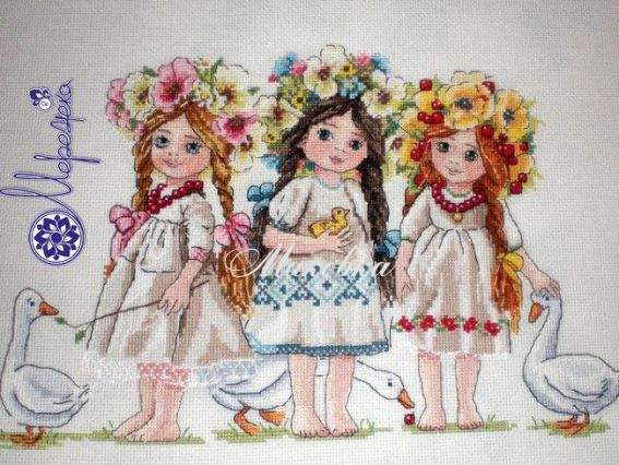 Набор для вышивания Подружки К-42, Мережка Набор для вышивания Подружки К-42, Мережка