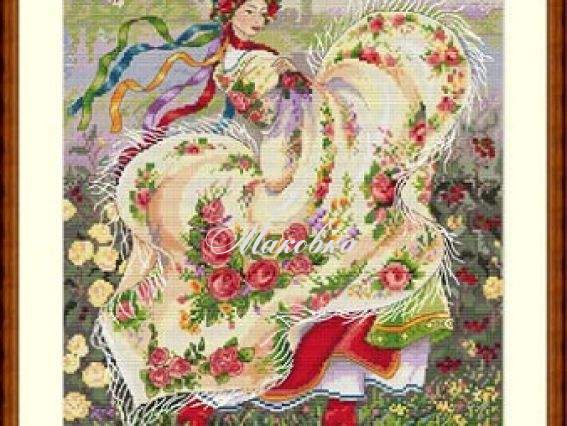 Набор для вышивания Святкова хустина, К-15, ТМ Мережка