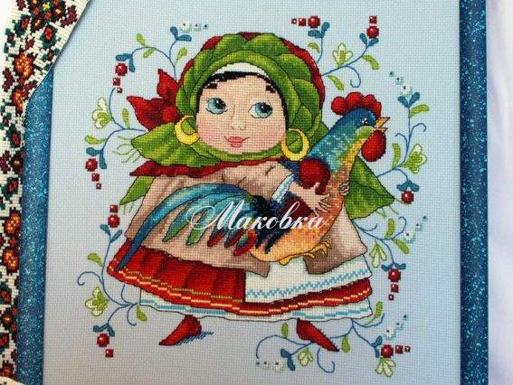 Набор для вышивания З півником, К-11, ТМ Мережка