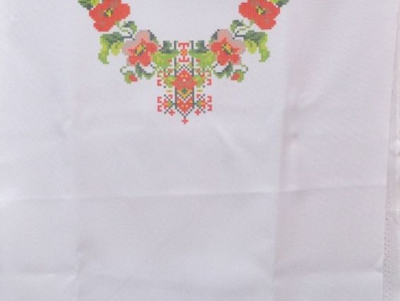 Заготовка для вышивания детской сорочки Д-14 Розы, Мережка