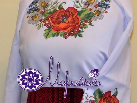 Заготовка для вышивания детской сорочки Д-01 - ДОМОТКАННАЯ ткань, ТМ Мережка Заготовка для вышивания детской сорочки Д-01 - ДОМОТКАННАЯ ткань, ТМ Мережка