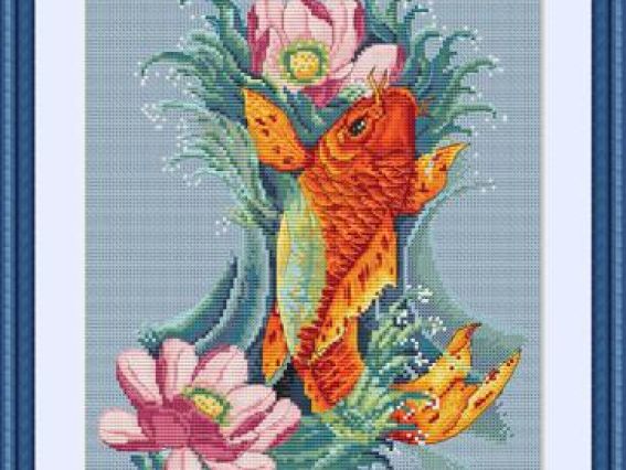 Набор для вышивания Золотий короп,  К-05, 26х32 см , Мережка
