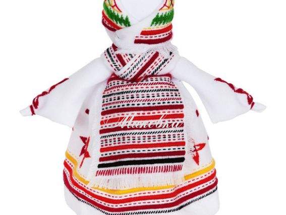 Лялька мотанка, ФЛ-03 ВДВ, набор для вышивания и изготовленя мотанки