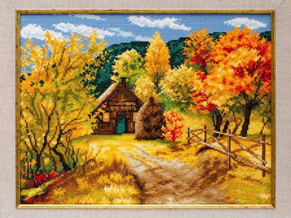 М-0278 Осіннє золото, вишивка нитками хрестиком, ВДВ