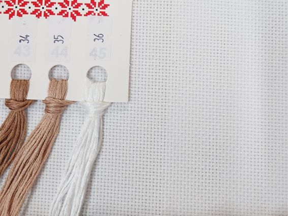 Набір для вишивання нитками муліне М-0324 Лісова малеча, ВДВ семплер