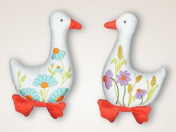 Гусочки М-0339, 2 шт, вишивання іграшок декоративними швами, ВДВ