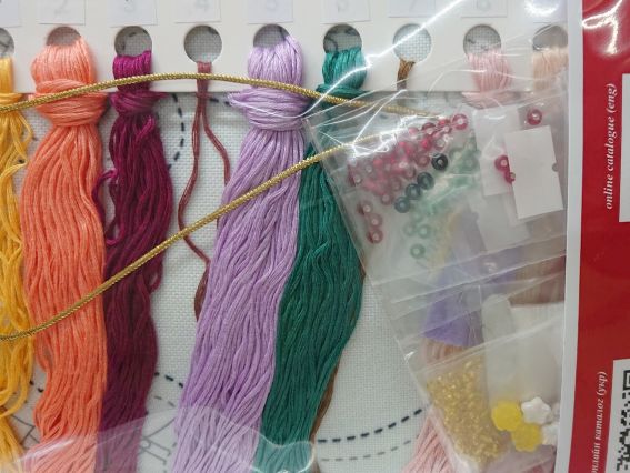 Набор для вышивания нитками декоративными швами игрушек М-0355 Лошадки , 2шт ВДВ