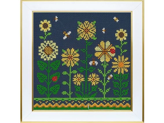 Соняхи М-0374 ВДВ вишивка нитками