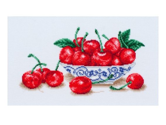 Вишневий блюз М-0830 ВДВ набор для вышивания нитками