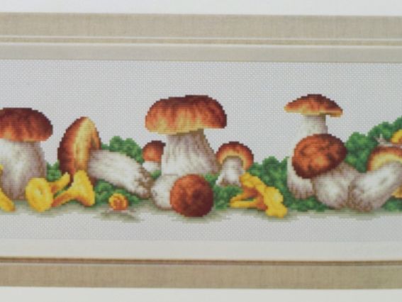 Набор для вышивания крестом Грибной бум М-870 ВДВ