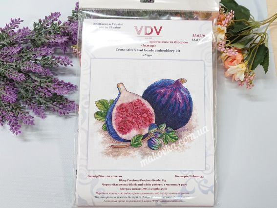 Набір для вишивання нитками та бісером Інжир, М-310 ВДВ