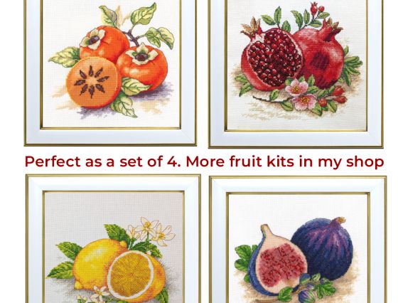 Набір для вишивання нитками та бісером Інжир, М-310 ВДВ