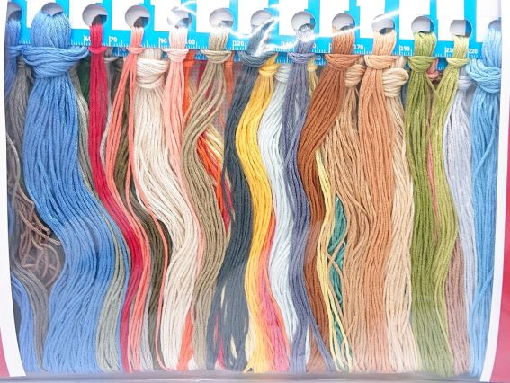 Набор для вышивания нитками М-0318 Лазурная мечта, ВДВ  семплер