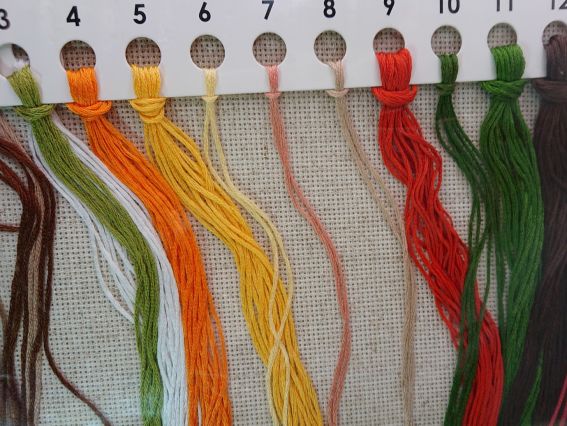 Набор для вышивания нитками М-0392 Червона рута , ВДВ  семплер