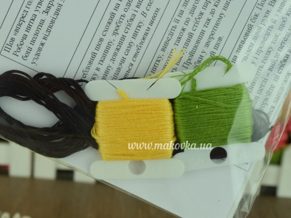 Лисичка, канва всі види швів з нитками, ТВ-12 ВДВ