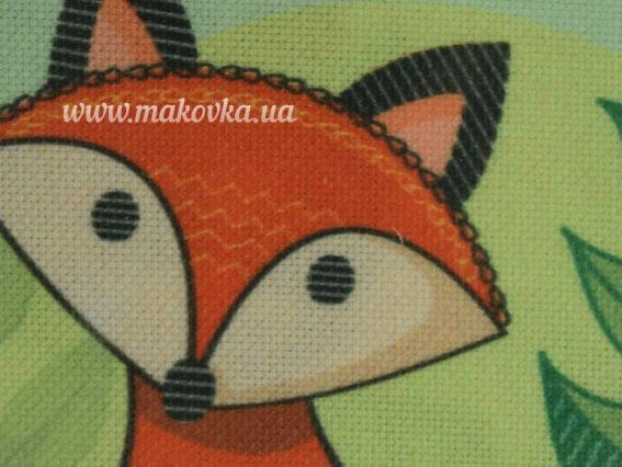 Лисичка, канва всі види швів з нитками, ТВ-12 ВДВ