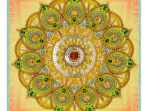 Вышивка бисером и пайетками Магнит для денег ТН-1218  ВДВ