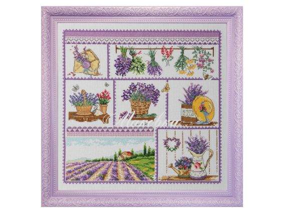Лавандовый рай М-0289 ВДВ набор для вышивания нитками