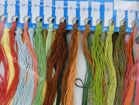 Набір для вишивання нитками М-0299, Осінній врожай, 38х18см, ВДВ