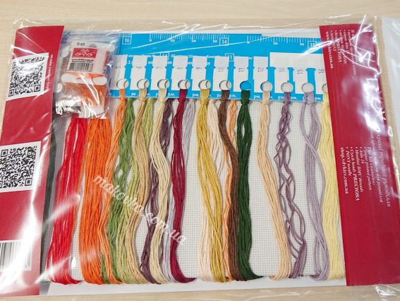 Набор для вышивания нитками М-0325 Хурма , ВДВ  