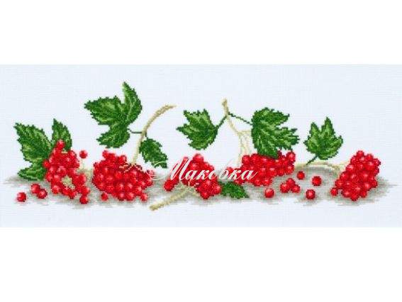 Гроздья калины М-0987 ВДВ набор для вышивания нитками