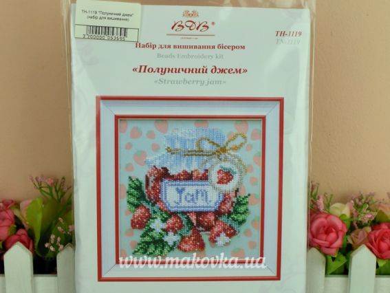 Набор для вышивания бисером Клубничный джем, ТН-01119 ВДВ