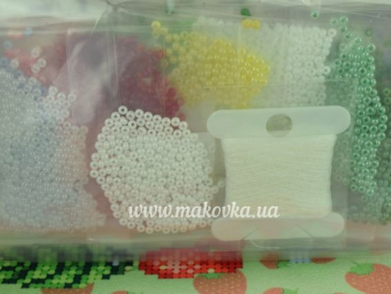 Набор для вышивания бисером Клубничный джем, ТН-01119 ВДВ