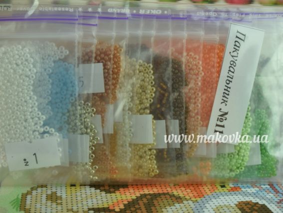 ТН-1125 Грибочки Набор для вышивания бисером 