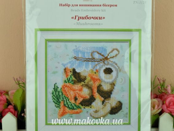 ТН-1125 Грибочки Набор для вышивания бисером 