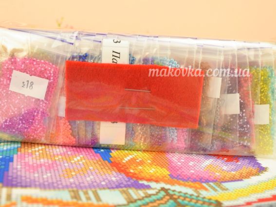 Набор для вышивания с чешским бисером ТН-1263  Под парусами мечты ВДВ