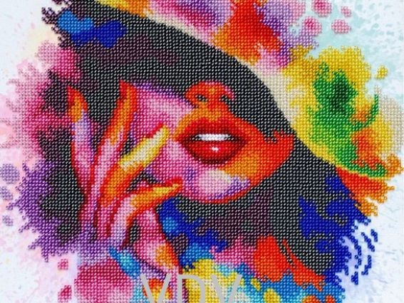 Вишивка бісером Жіночий портрет ТН-1262 ВДВ Вишивка бісером Жіночий портрет ТН-1262 ВДВ