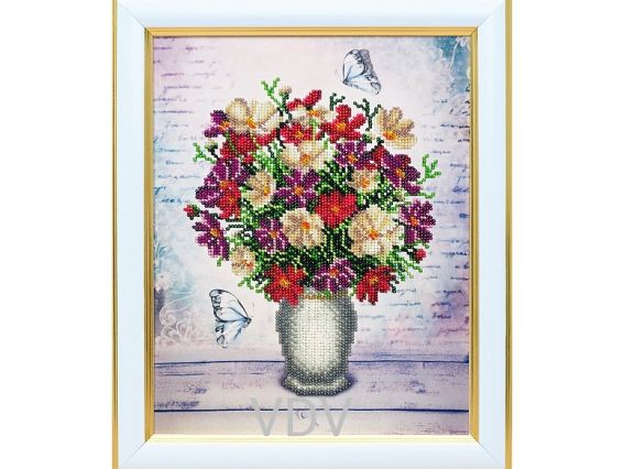 Космея, ТН-1381 ВДВ Вышивка бисером 