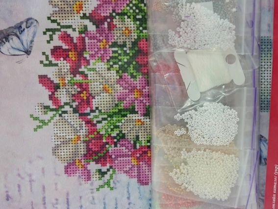 ТН-1381 Космея ВДВ, набір для вишивання бісером