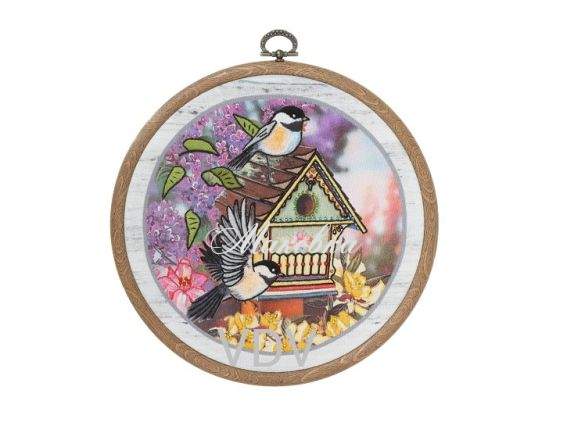 Весна ВК-0101 ВДВ набор для вышивания шелковыми нитками и бисером , с пяльцами