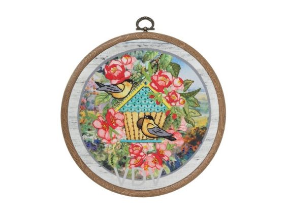 Лето ВК-0102 ВДВ набор для вышивания шелковыми нитками и бисером , с пяльцами Лето ВК-0102 ВДВ набор для вышивания шелковыми нитками и бисером , с пяльцами