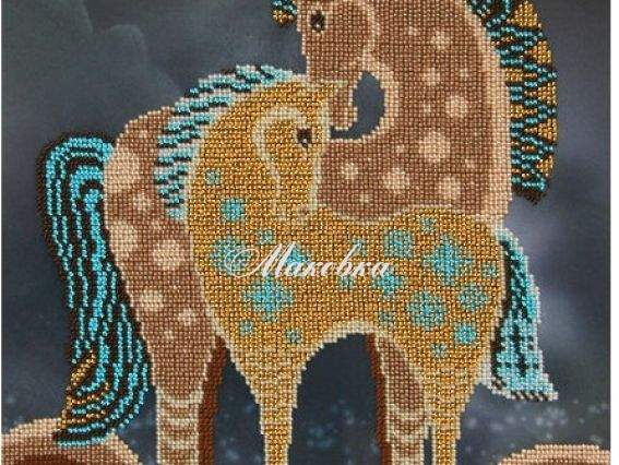 Вишивка бісером Казкові конячки, ТН-0353 ВДВ