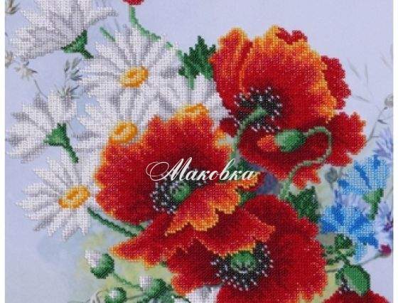 Вышивка бисером Летний букет, ТН-0410 ВДВ