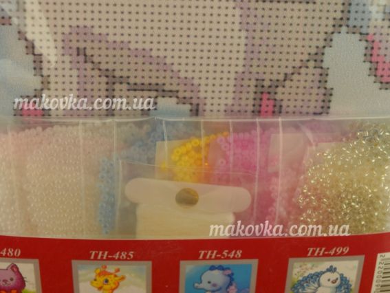 ТН-0483 Єдиноріг, ВДВ, набір для вишивання бісером